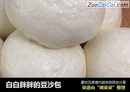 白白胖胖的豆沙包