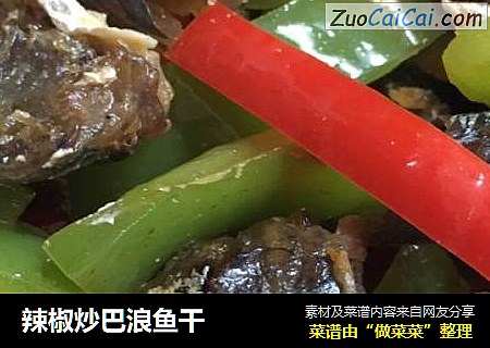 辣椒炒巴浪鱼干