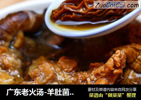 广东老火汤-羊肚菌姬松茸杂菌汤