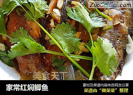 家常红焖鲫鱼