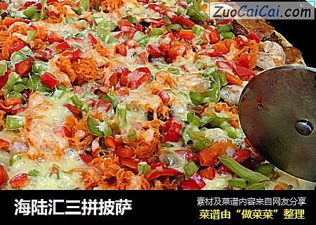 海陆汇三拼披萨