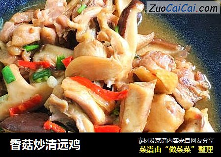 香菇炒清远鸡