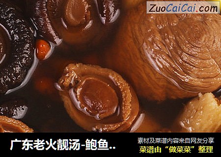 广东老火靓汤-鲍鱼仔海珍花菇黄芪汤