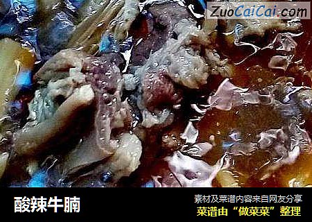 酸辣牛腩