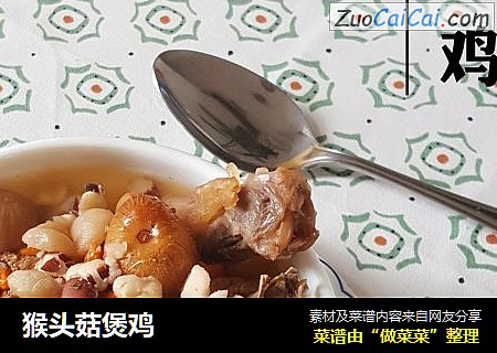 猴头菇煲鸡