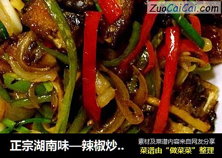 正宗湖南味—辣椒炒腊鱼