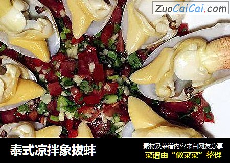 泰式凉拌象拔蚌