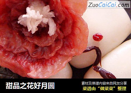 甜品之花好月圆