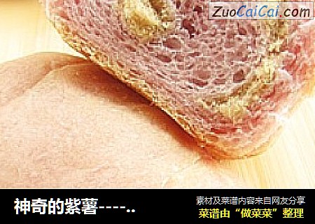 神奇的紫薯----肉松馅紫薯面包