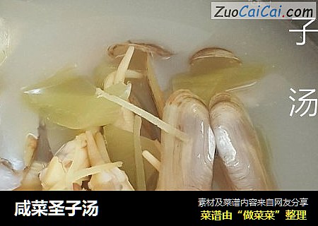 咸菜圣子汤