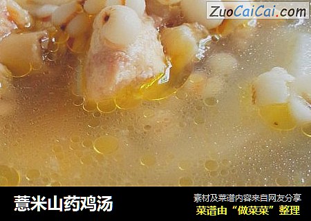 薏米山药鸡汤