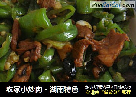 农家小炒肉－湖南特色
