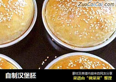 自制汉堡胚
