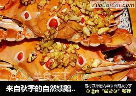 来自秋季的自然馈赠--原汁原味清蒸大花蟹