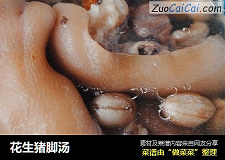 花生猪脚汤