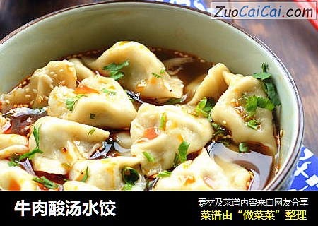 牛肉酸汤水饺