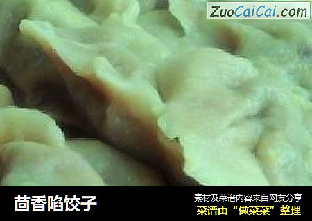 茴香陷饺子