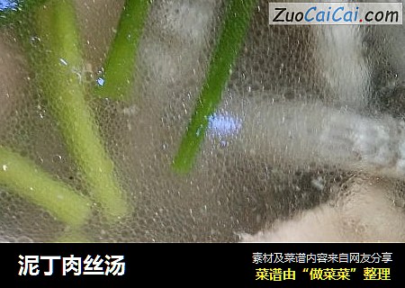 泥丁肉丝汤