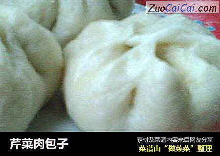芹菜肉包子