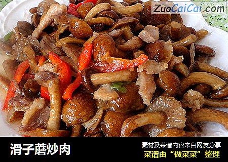 滑子蘑炒肉