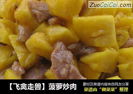 【飞禽走兽】菠萝炒肉