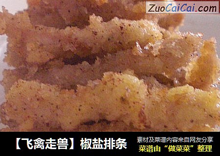【飞禽走兽】椒盐排条