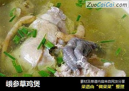 峨参草鸡煲