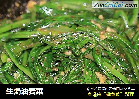 生焗油麦菜