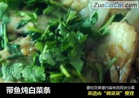 带鱼炖白菜条
