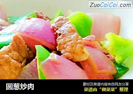 圆葱炒肉