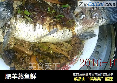 肥羊蒸鱼鲜