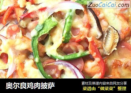 奥尔良鸡肉披萨