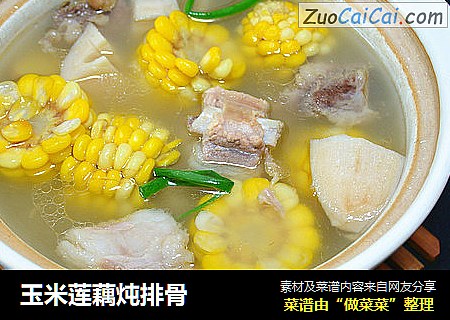 玉米莲藕炖排骨