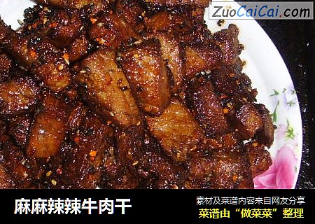麻麻辣辣牛肉干
