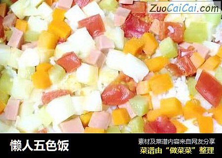 懒人五色饭
