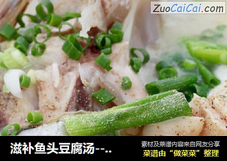 滋补鱼头豆腐汤--威厨艺