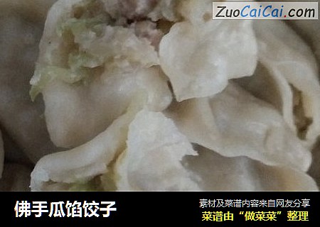 佛手瓜馅饺子