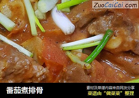 番茄煮排骨