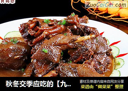 秋冬交季应吃的【九制陈皮烧老鸭】