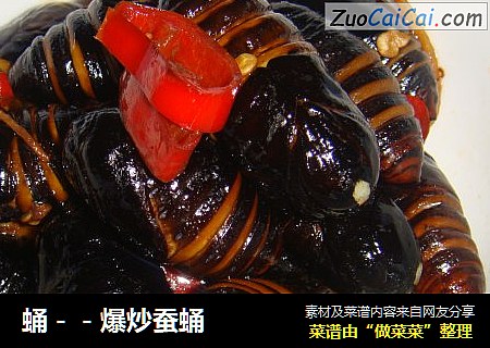 蛹－－爆炒蚕蛹