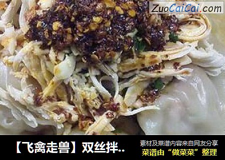 【飞禽走兽】双丝拌馄饨