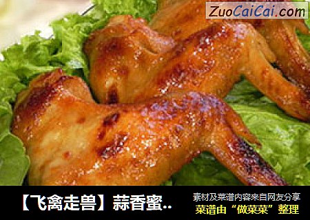 【飞禽走兽】蒜香蜜汁烤鸡翅