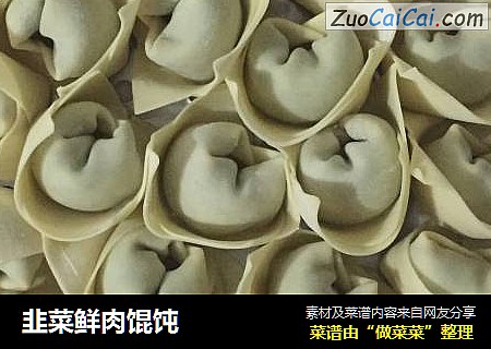 韭菜鲜肉馄饨