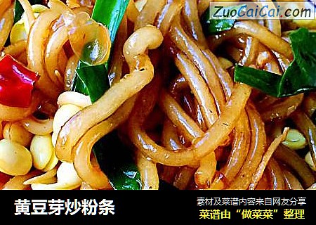 黄豆芽炒粉条