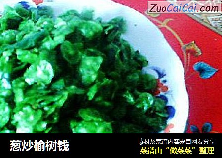葱炒榆树钱