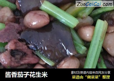 酱香茄子花生米