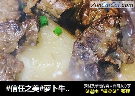 萝卜牛腩煲#肉肉厨