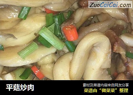 平菇炒肉