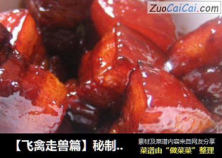 【飞禽走兽篇】秘制红烧肉