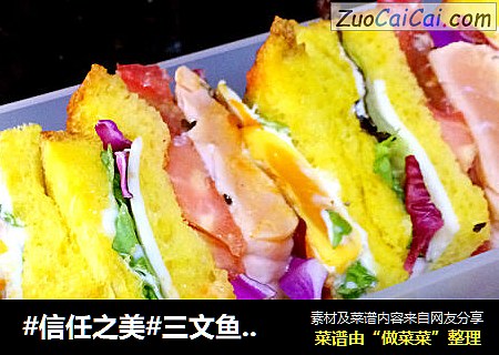 三文鱼三明治